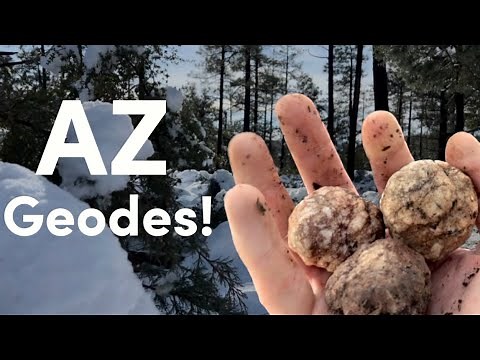 Exploring Geode Hill in Winter | Rockhounding Near Phoenix