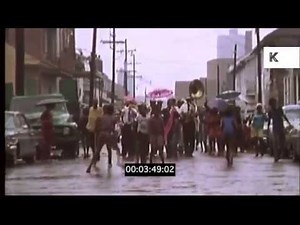 1970s New Orleans, Jazz Funeral, African American | Premium Footage