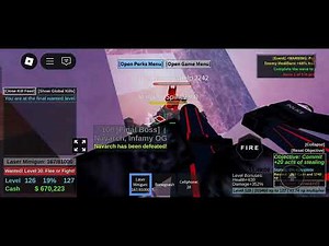 I Finally beated the boss at 30 stars | Roblox Infamy