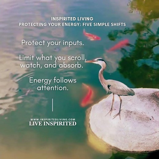 Protecting Your Energy | 5 Simple Shifts to Recenter and Restore Calm #MindfulLiving