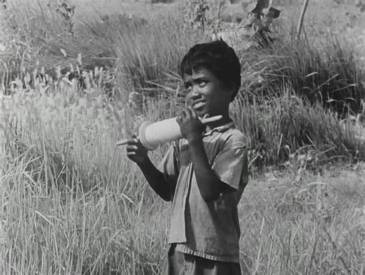 Two (1964) also called a film fable is a 12 mintues slient short by Satyajit Ray that tells a simple yet powerful story about two children from very different worlds | You can't see me, but you can feel my mind through music.