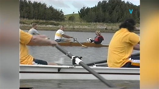 A profile on the Special olympics rowing team on Oreti River in 1999. The team at the time was the only NZ rowing crew to go foward to the Special Olympics. Dwayne Carey collection. | Southland's Past -Te Wāmua o Murihiku