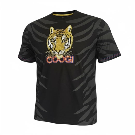 Coogi Y2K Black Embroidered Tiger Stripe Tshirt Tee Size XXXL - Etsy