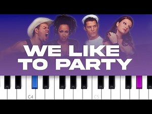 Vengaboys - We like to Party! (The Vengabus) (piano tutorial)