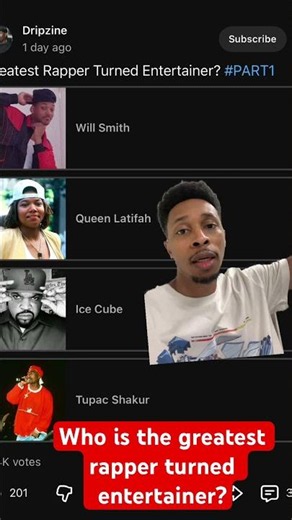 Who is the greatest rapper turned entertainer? #willsmith #2pac #queenlatifah #rap #music #movies
