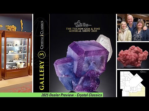 Crystal Classics - Dealer Preview - Tucson Fine Mineral Gallery - 2025