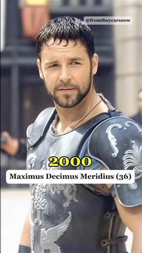 Cast: Gladiator (2000) - before and after #gladiator #beforeandafter #movie #thenandnow #hollywood