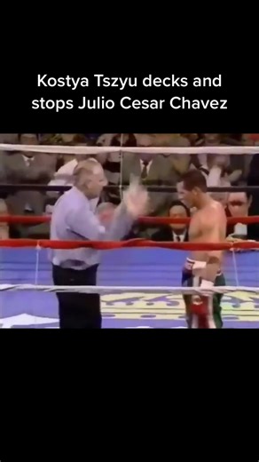 Kostya Tszyu Stops Julio Cesar Chavez in 2000 Fight