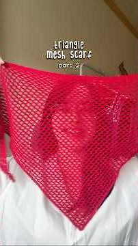 Part 2 of the triangle mesh scarf guide! ♥️ #crochet #crochettutorial #crochetpattern #crocheting