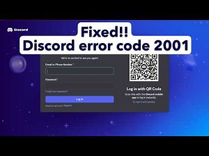 How to fix Discord error code 2001
