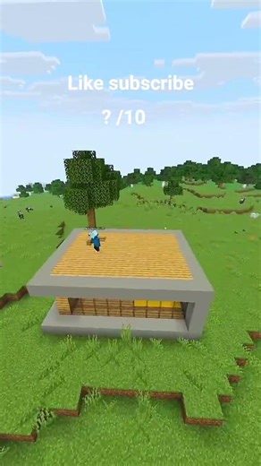 Modern Minecraft House Build 🏡 | Simple & Aesthetic Design #shorts