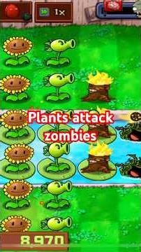 Plants attack zombies 😤😲🌱🥰 #plantsvszombies #suvivalgames #suvival #zombie #gaming #gameplay