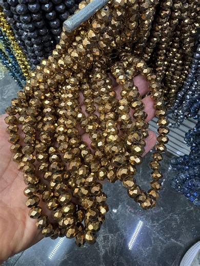 8mm Flat Crystal Glass Beads – DIY Jewelry Making Supplies for Bracelets & Necklaces, Smooth Shiny Craft Beads - Etsy