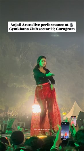 Gurugram and ncr on Instagram: "Anjali Arora live performance at 🎙️ Gymkhana Club sector 29, Gurugram #reels #gurugram #anjaliarora"