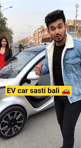 Duniya Ki Sabse Chhoti 2 Seater Electric Car 😱 Smallest EV Ever #ElectricCar #EV #Shorts
