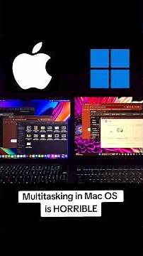 Tiling Window managers on Linux easily beat both Windows and Mac.#MacOS #WindowManagement #Mac
