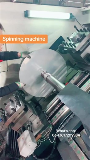 Aluminum cookware pot spinning and trimming solution. #cncspinningmachine #metalspinningmachine#metalformin#smartmanufacturing #industrialmachine #aluminumspinning #alloyspinning #steelspinning #cncspinningmachine#aluminumtube #steelmetalspinning#cookwaremachine
