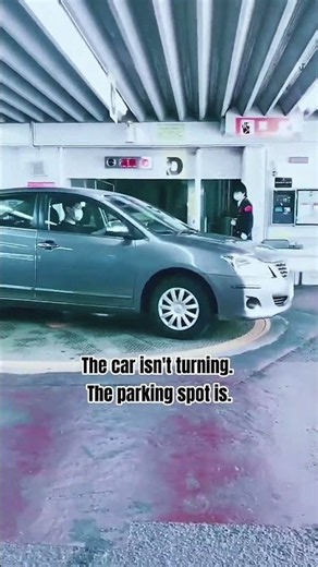 The Parking Spot Moves, Not The Car 🤯 | Car Turntable