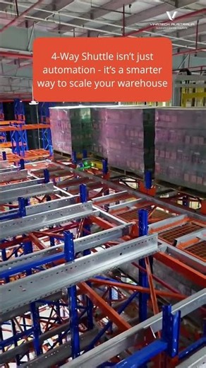 Smarter warehouses start with 4-Way Shuttle