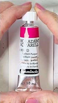 Brilliant Purple Schmincke Horadam Watercolor 🎨 #watercolor #swatching #schminckehoradam