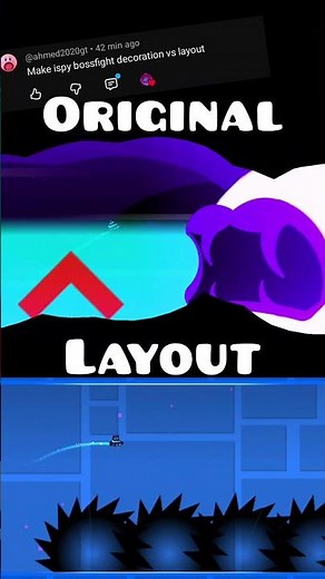 Ispy Original vs layout #geometrydash #lobotomydash #memes #zoink #gd #geodash #gaming