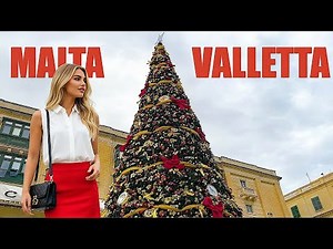 🇲🇹 VALLETTA, Malta Getting Ready for Christmas 2025 🎄 4K