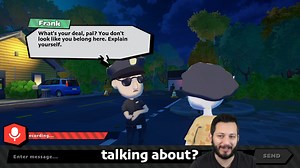 I made a comedic deception game with AI controlled villagers