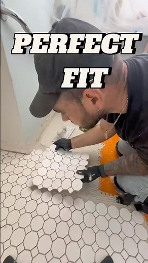 Installing mosaic tile the right way. Ditra underlayment + perfect fit.