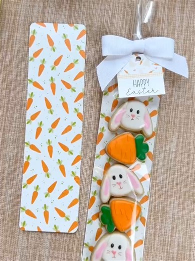 Adorable Easter Bunny and Carrot Cookie Packaging Ideas