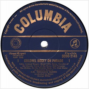 Regimental Band Of H.M. Grenadier Guards Conducted By Major George Miller - Colonel Bogey On Parade