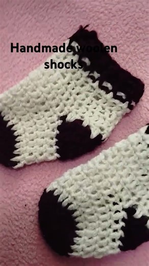 crochet socks made by me... Handmade woolen socks
