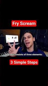 Learn Fry Scream in 60 Seconds (Beginner Friendly) #vocaltutorial #fryscream