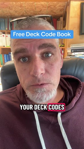 Got deck codes? #buildingcodes #decks #glennmathewson