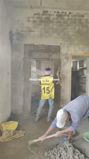 Normal Kitchen Room Cement Arch Design Preparation | Small Kitchen Arch Work 2026