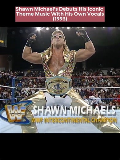 Shawn Michaels debuted his