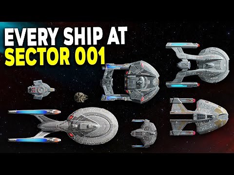 Every Ship at the BATTLE of Sector 001 - Star Trek Explained