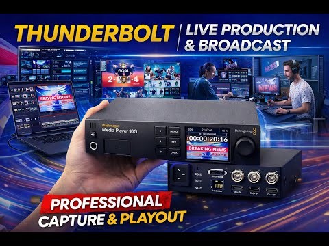 Blackmagic Media Player | Professional Thunderbolt Capture & Playout for Live Broadcast