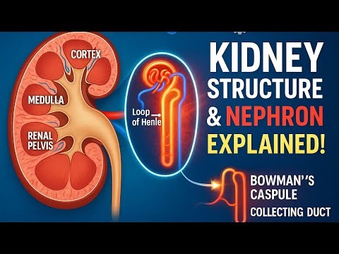 Kidney Structure & Function Explained easily| Class 11–12 | NEET | BSc | MSc | #notes #educatorbug