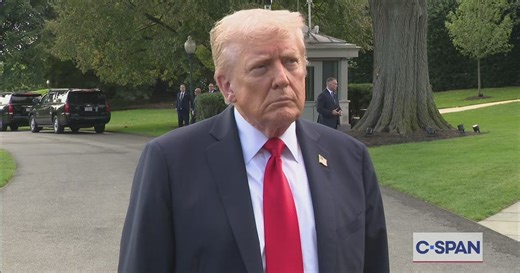 President Trump Departs the White House