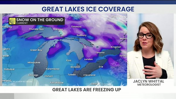 Above average ice on the Great Lakes could stick around