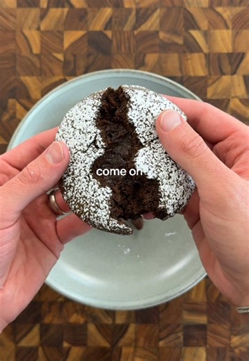 Lava cake cookies for wifey 🍪🍫 #cooking #food #recipe #sharkweek #fyp
