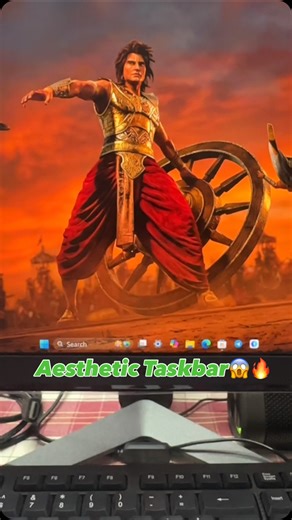 The Mahesh Tech on Instagram: "Transparent Taskbar for your PC😱🔥"