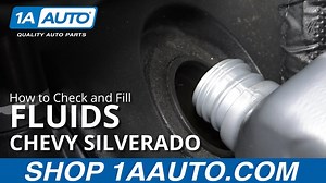 How to Check and Fill Fluids 2014-19 Chevy Silverado