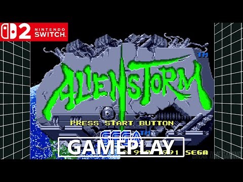 Alien Storm Sega Genesis Classics Nintendo Switch 2 Gameplay