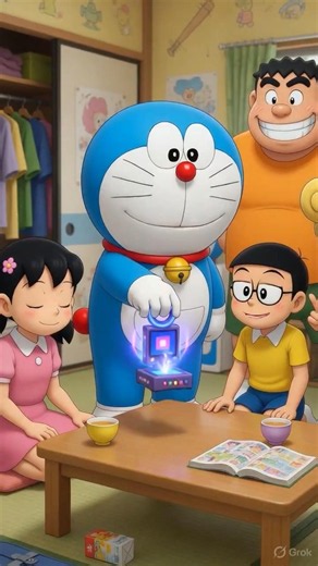 🚀 Doraemon, looking like a gadget #Doraemon #ViralAnime