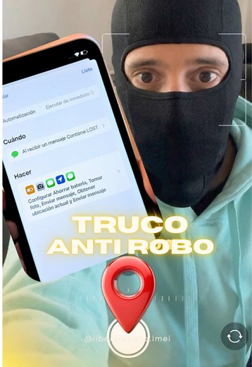 iPhone: Foto y ubicación del ladrón automática