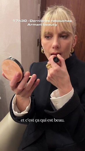 Le Look Make Up de Mélanie Laurent pour le Défilé Armani Privé