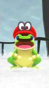 Super Mario Odyssey: Mario Transforms into a Frog