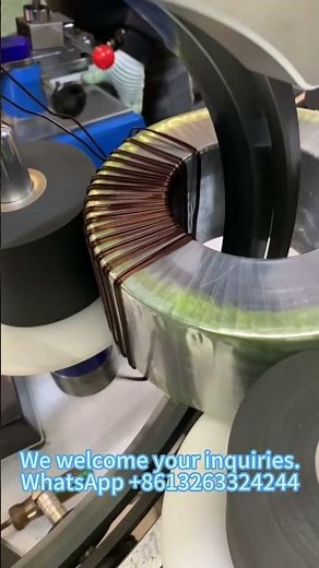 Toroidal transformer manufacturing process