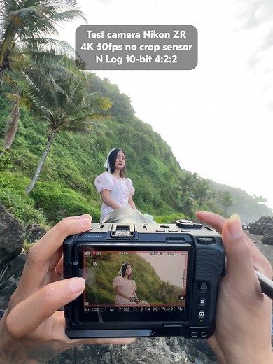 Nikon ZR 4K 50fps No Crop N-Log 10-bit 4:2:2 Camera Test